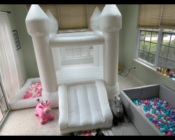tod20bh204 1739501467 White Bounce Castle Toddler Soft Play Package