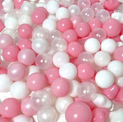 Pink20balls20soft20play 1745434766 Pink White Bounce Castle Toddler Soft Play Package
