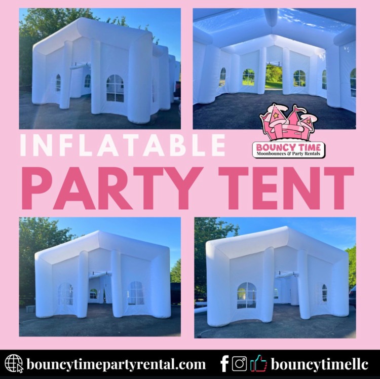 Inflatable Party Tent with LED Lights