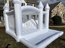 white20bounce20house 1771993747 🤍 Luxury White Castle Bounce House with Slide (kids/toddler)